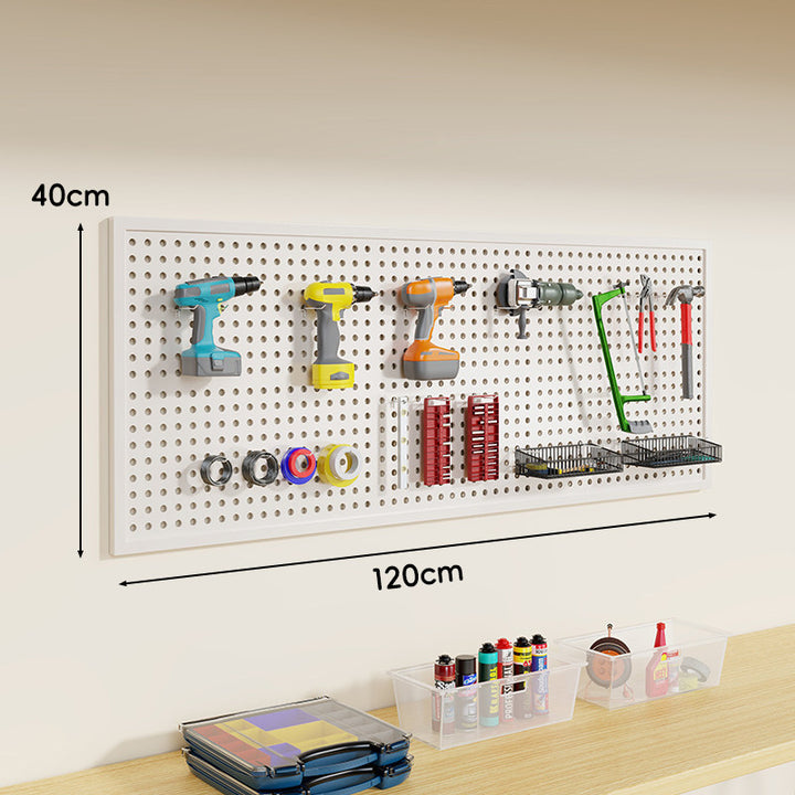 Pegboard Double-Prong Metal Hooks Compact Heavy-Duty Display Hangers