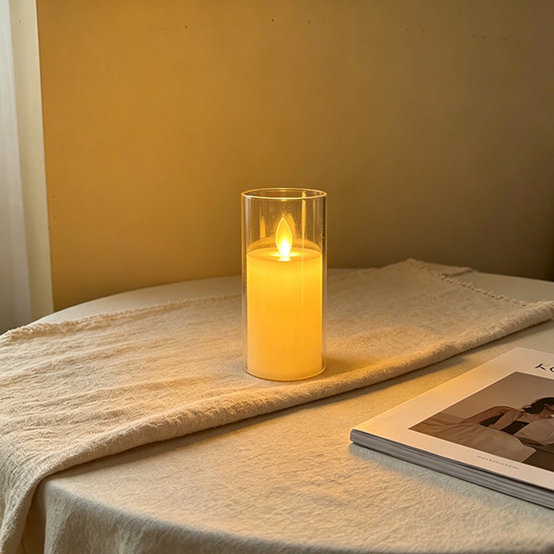 LED Scented Candle with Flame Effect