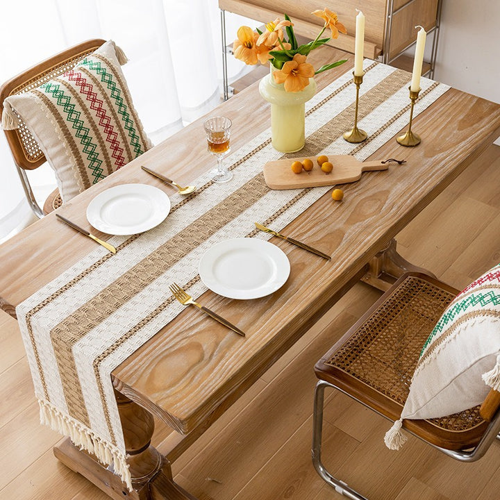 Woven Bohemian Table Runner