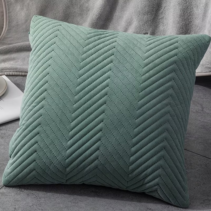 Textured Herringbone Pattern Cushion
