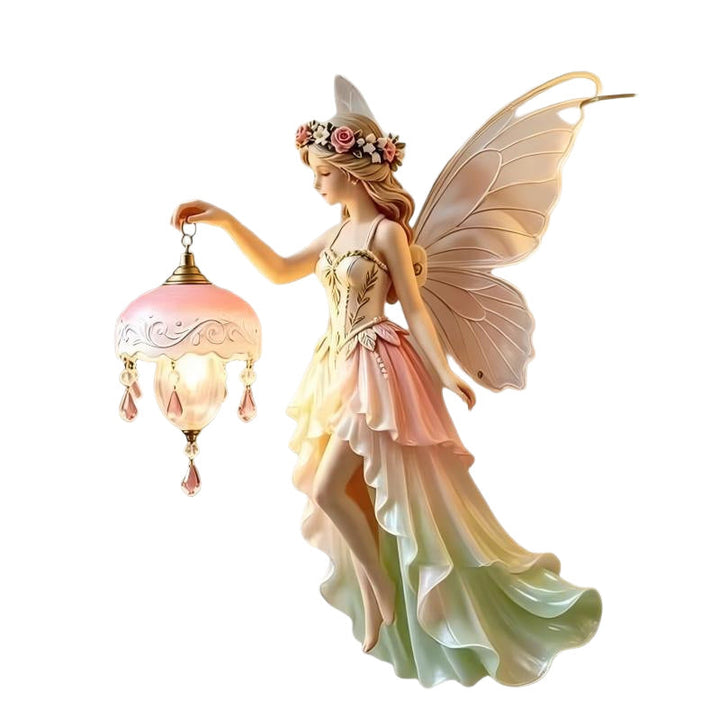 Decorative fairy figure with LED light