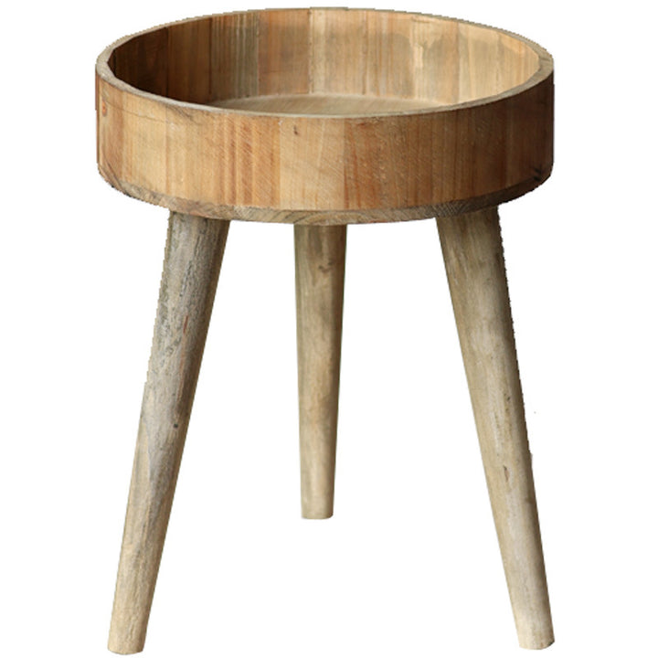 Modern side table made of wood