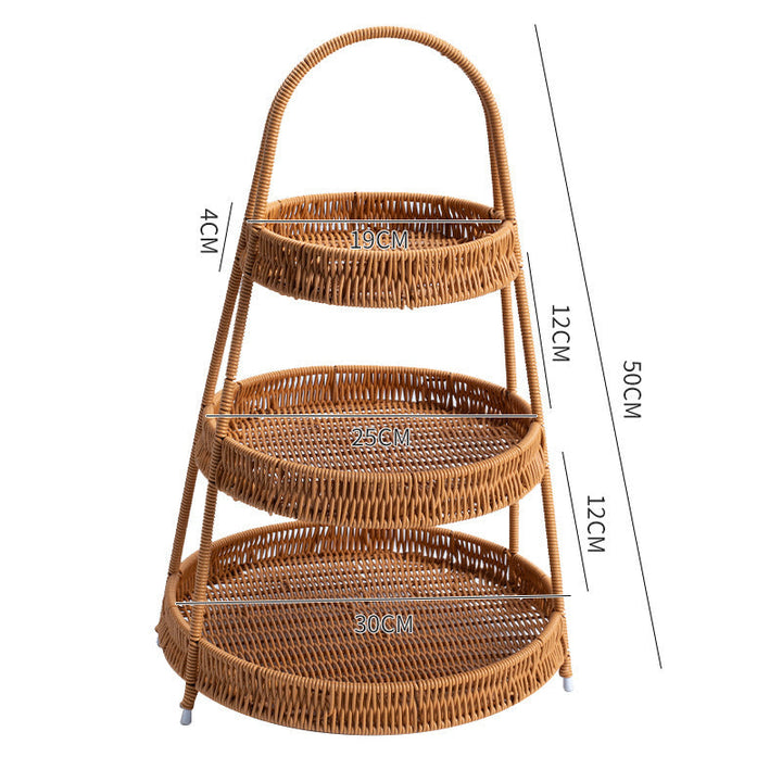 Handcrafted Wicker Storage Basket