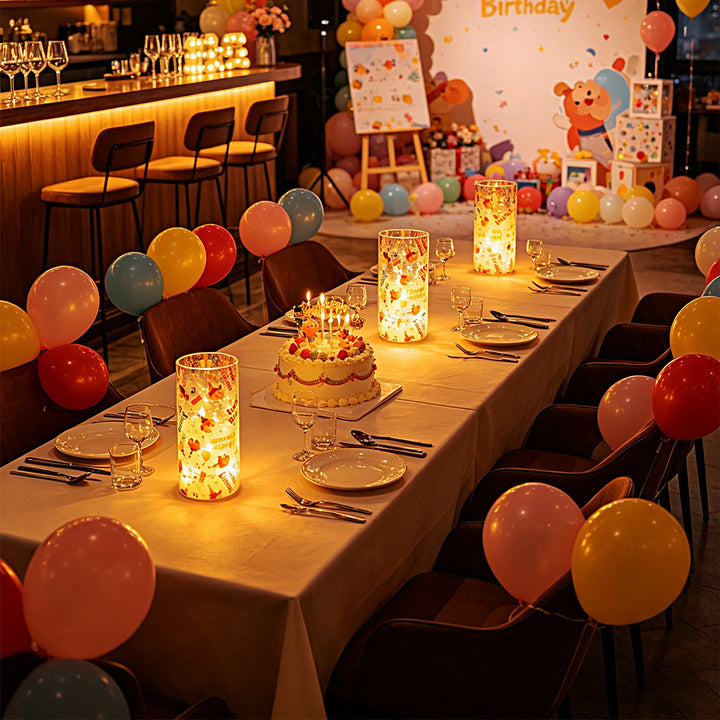 Decorative birthday candles