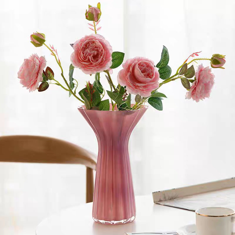 Decorative Glass Vase for Flower Arrangements