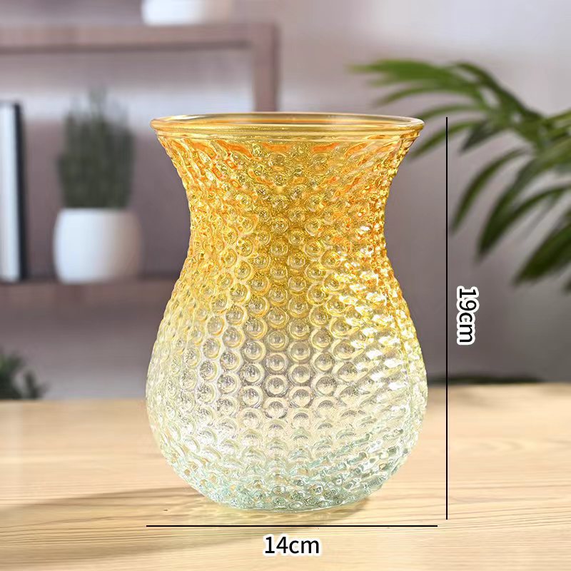Decorative Textured Glass Vase