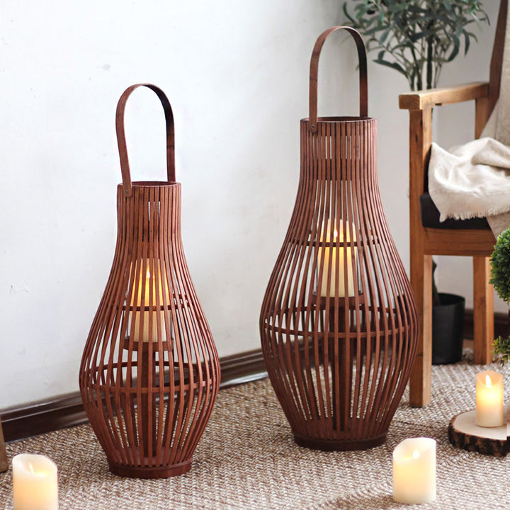 Elegant Rattan Lantern