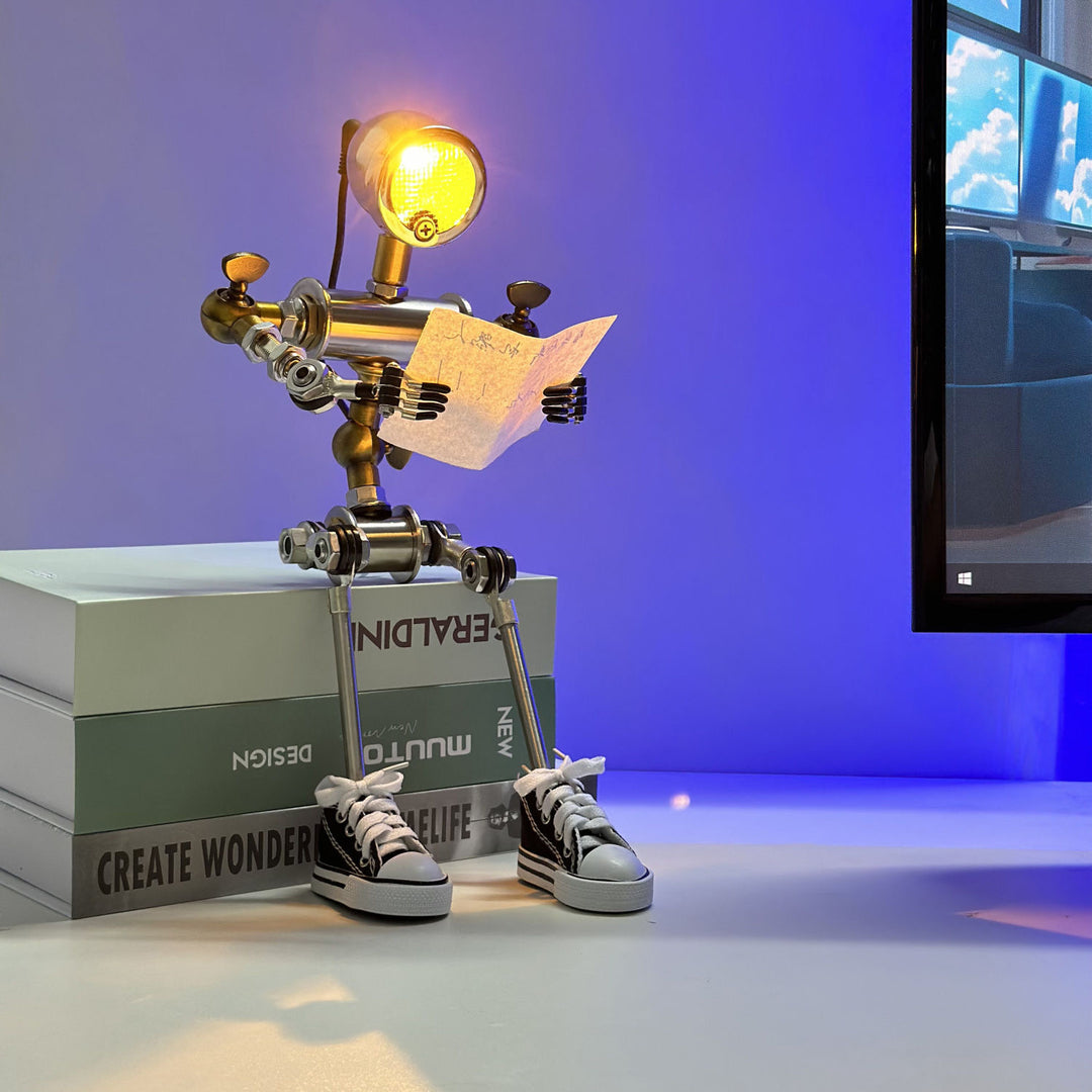 Artistic reading table lamp
