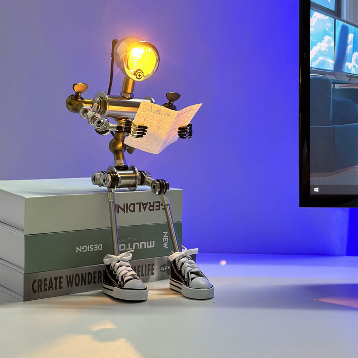 Artistic reading table lamp