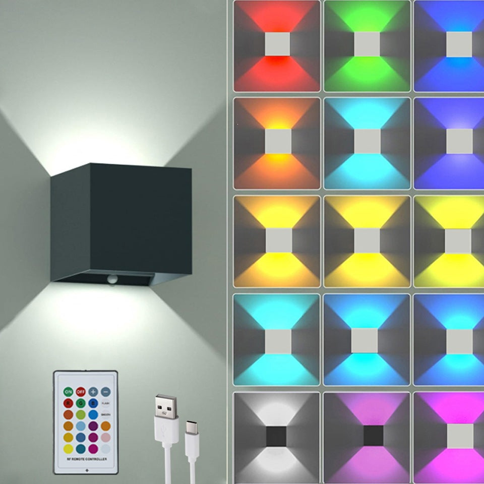 RGB color change wall light
