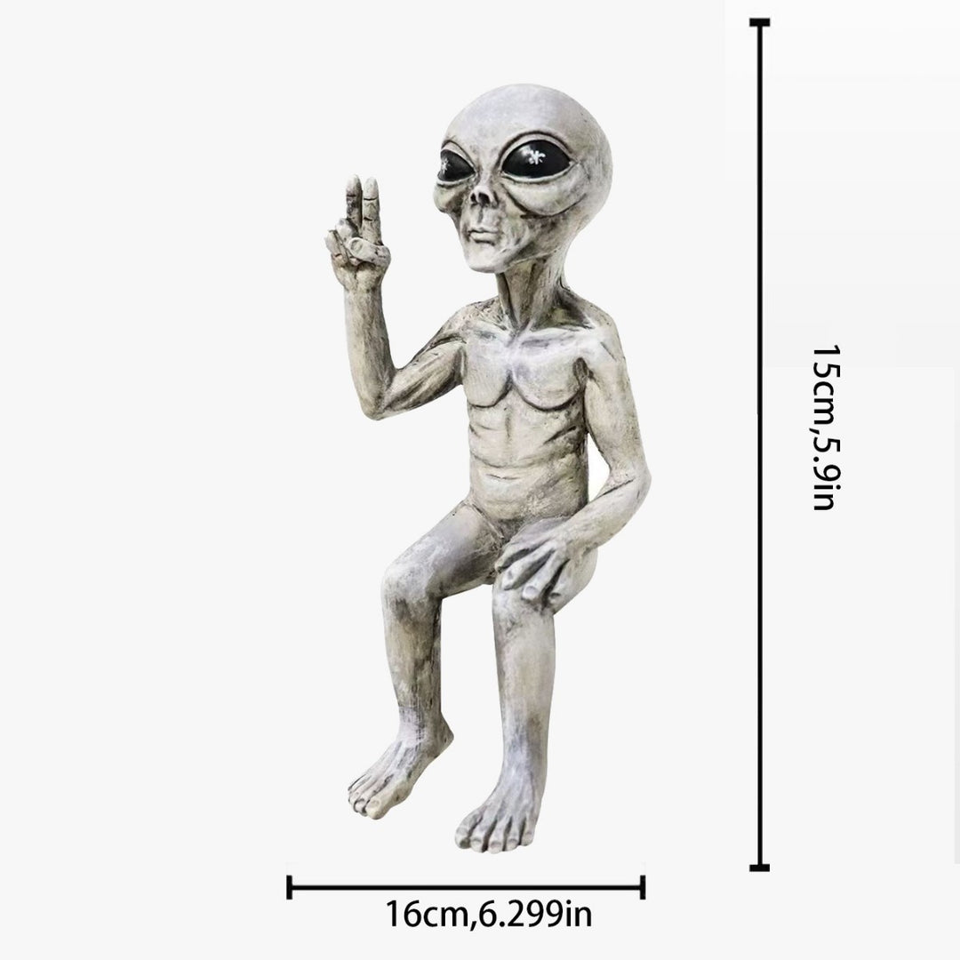 Whimsical Alien Figurine