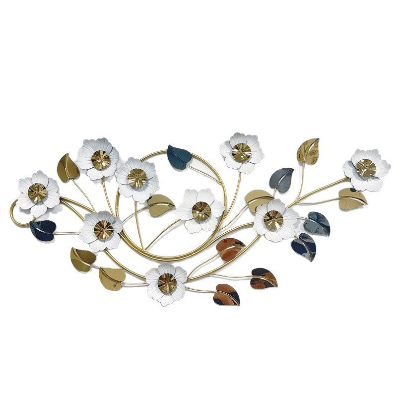 Floral Metal Wall Art Decor