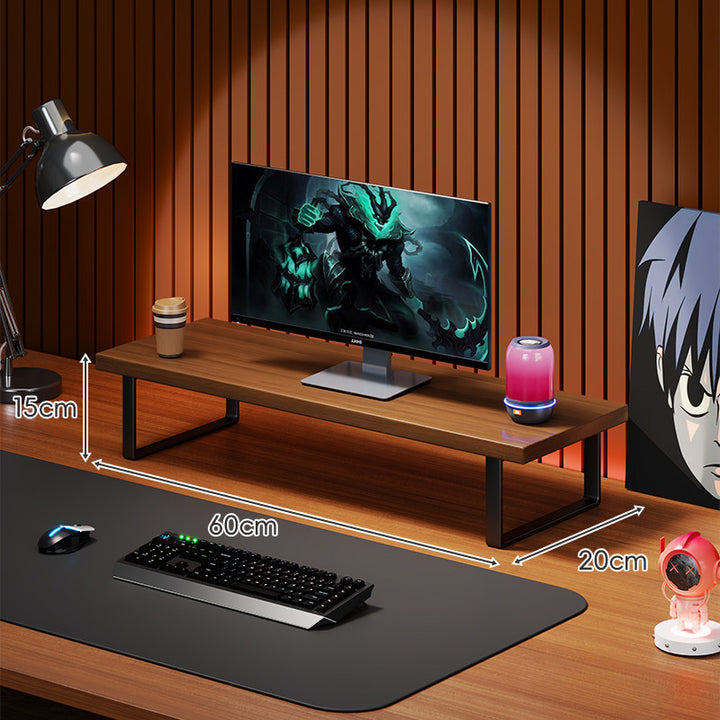 Solid Wood Monitor Riser Shelf