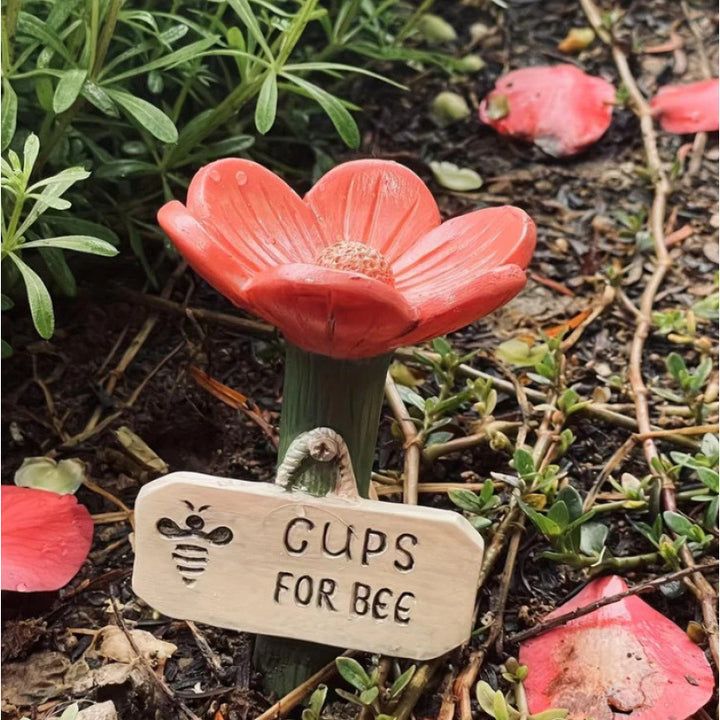 Decorative Bee Resource Flower Stake