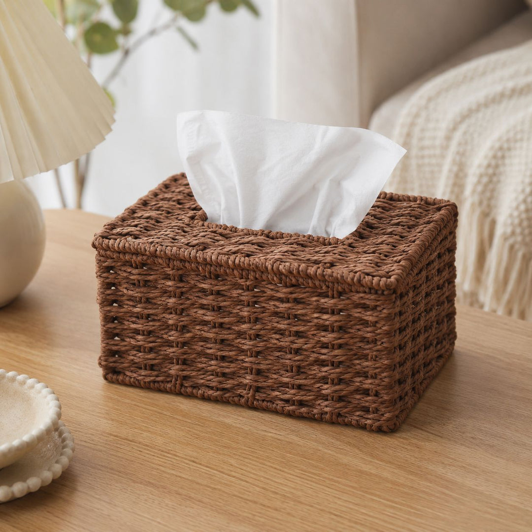 Woven Tissue Box Cover