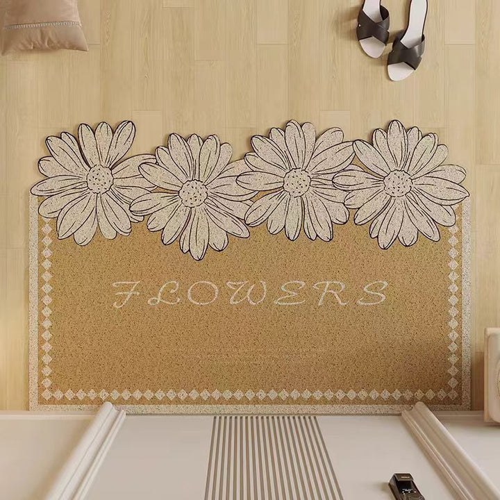 Floral Welcome Mat