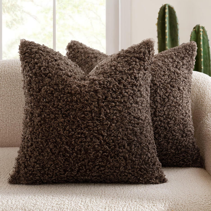 Plush Textured Decorative Cushion