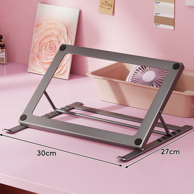 Adjustable Folding Laptop and Tablet Riser Stand