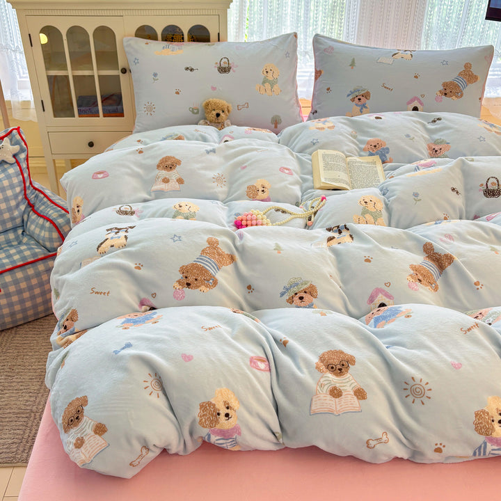 Playful Animal-Themed Comforter Set