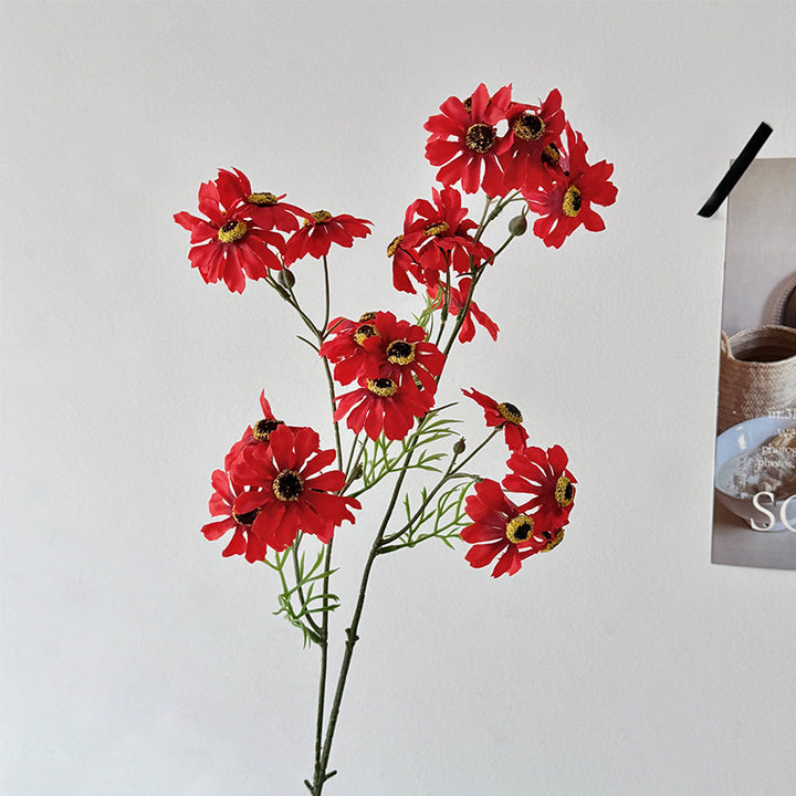 Realistic Decorative Flower Stem Bouquet