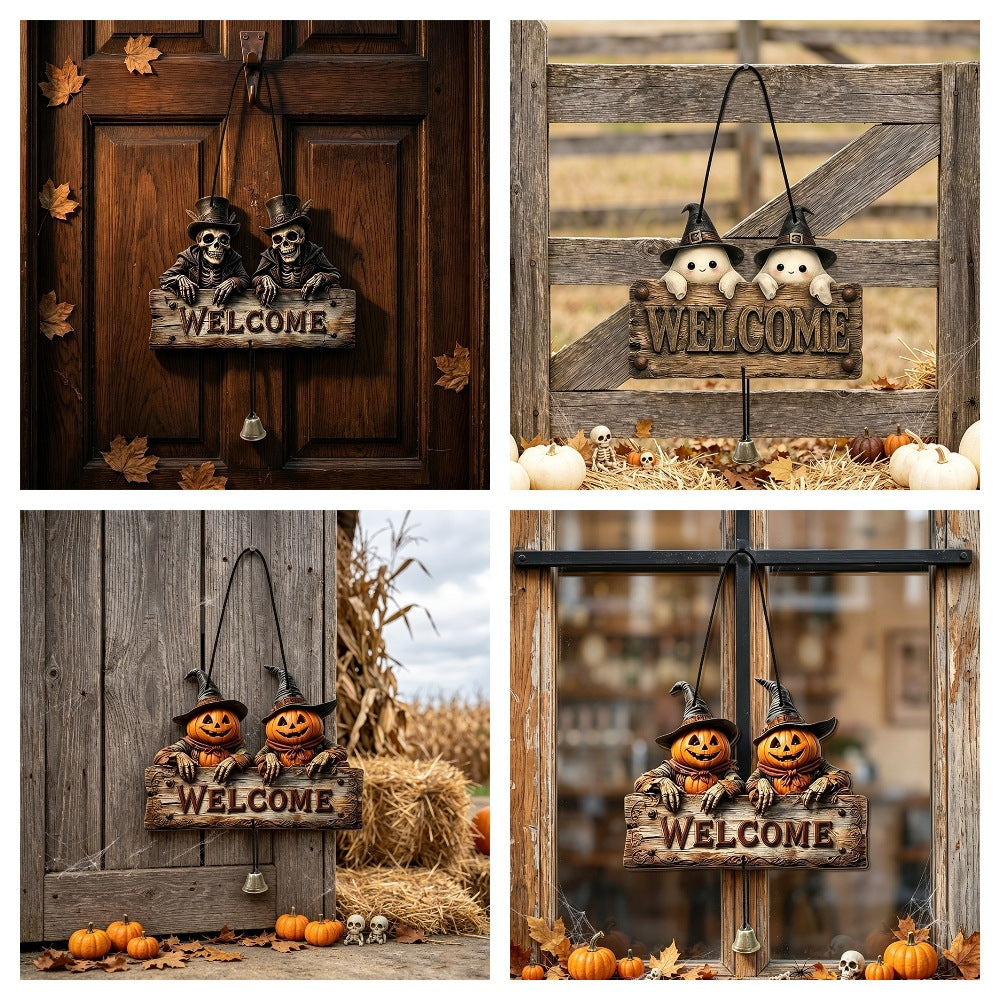 Creepy Welcome Sign Decor