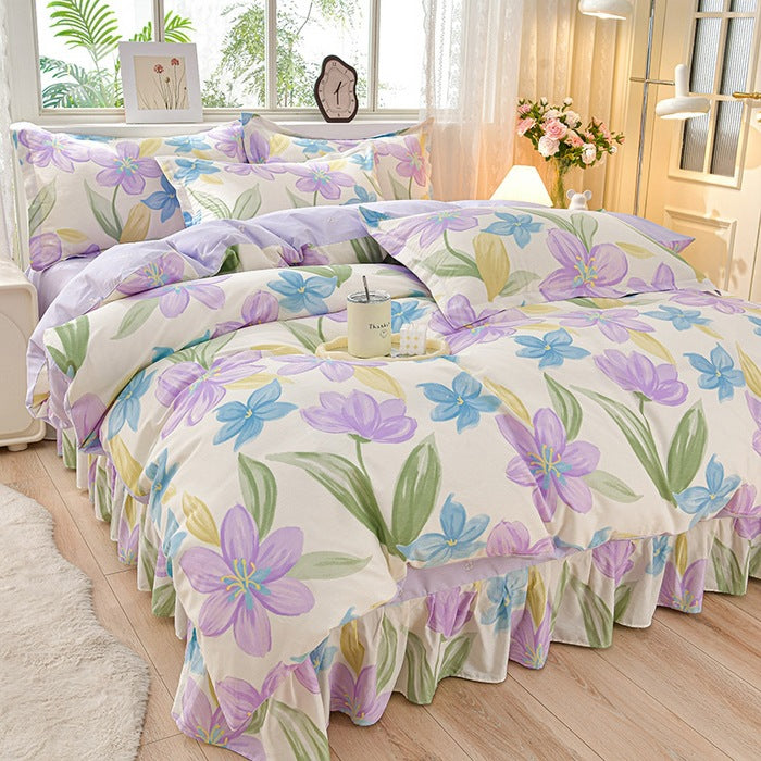 Floral Design Comforter Set