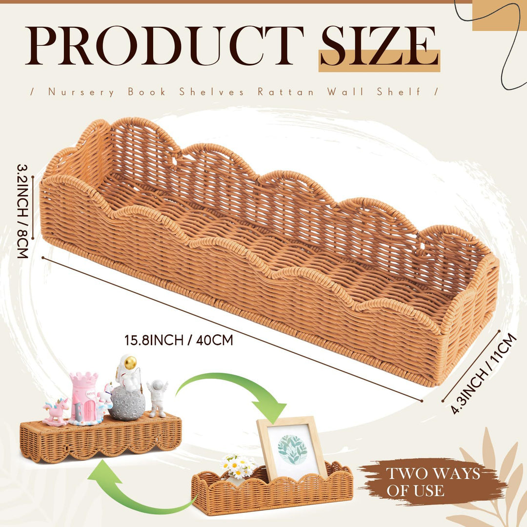 Rattan Wall Shelf