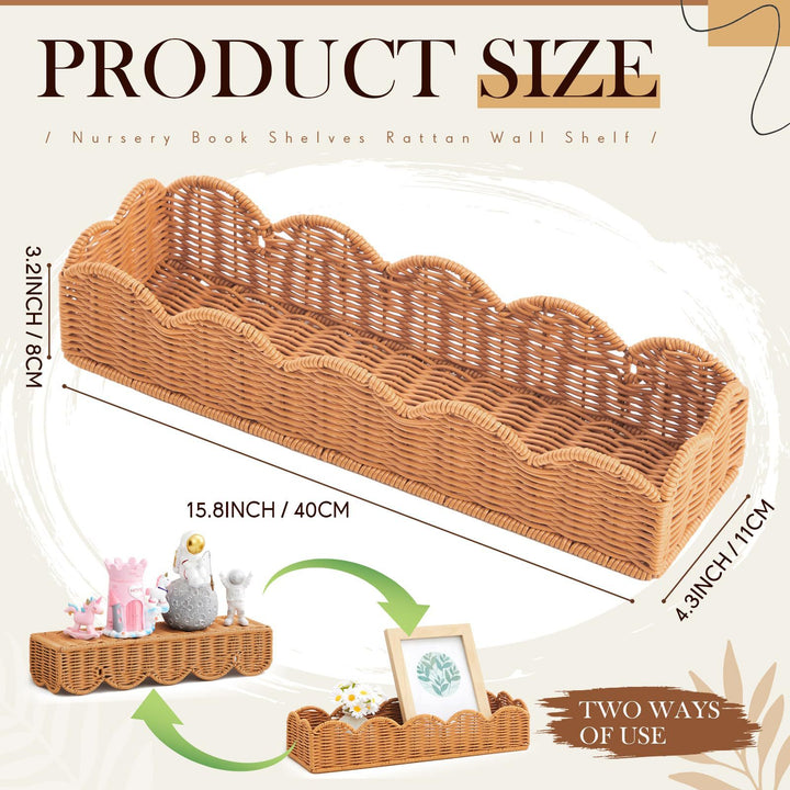Rattan Wall Shelf