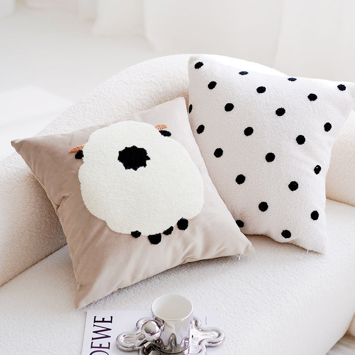 Adorable Animal-Themed Decorative Throw Pillow