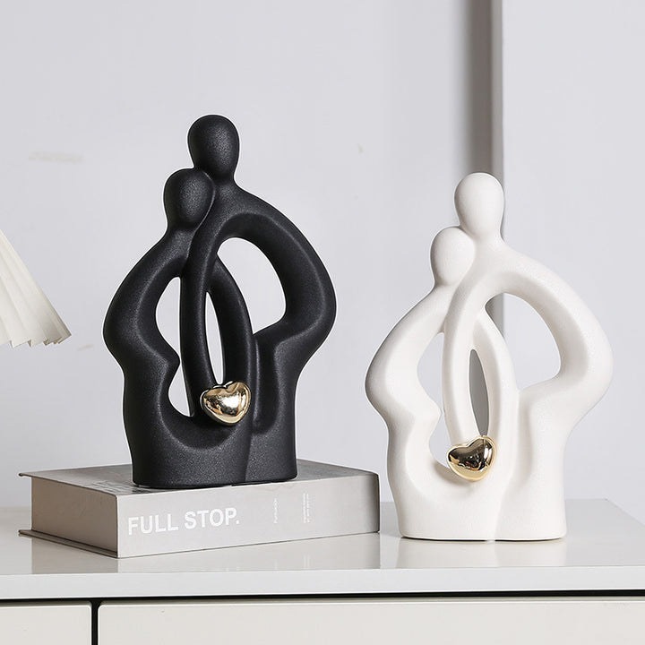 Artful love figure