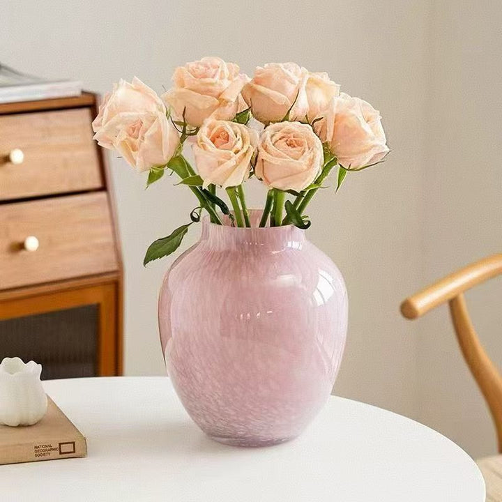 Artistic Handcrafted Glass Vase