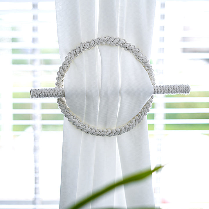 Macramé Curtain Tieback Holder