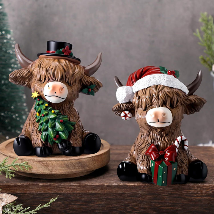 Decorative Highland Cow Figurine
