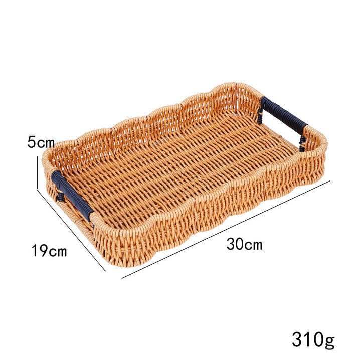 Woven Decorative Serving Tray