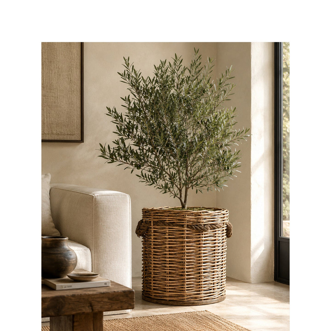 High-quality storage basket made of willow