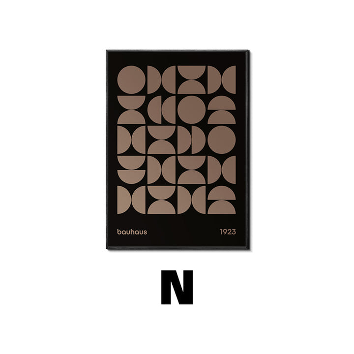 Bauhaus Geometric Wall Art Print