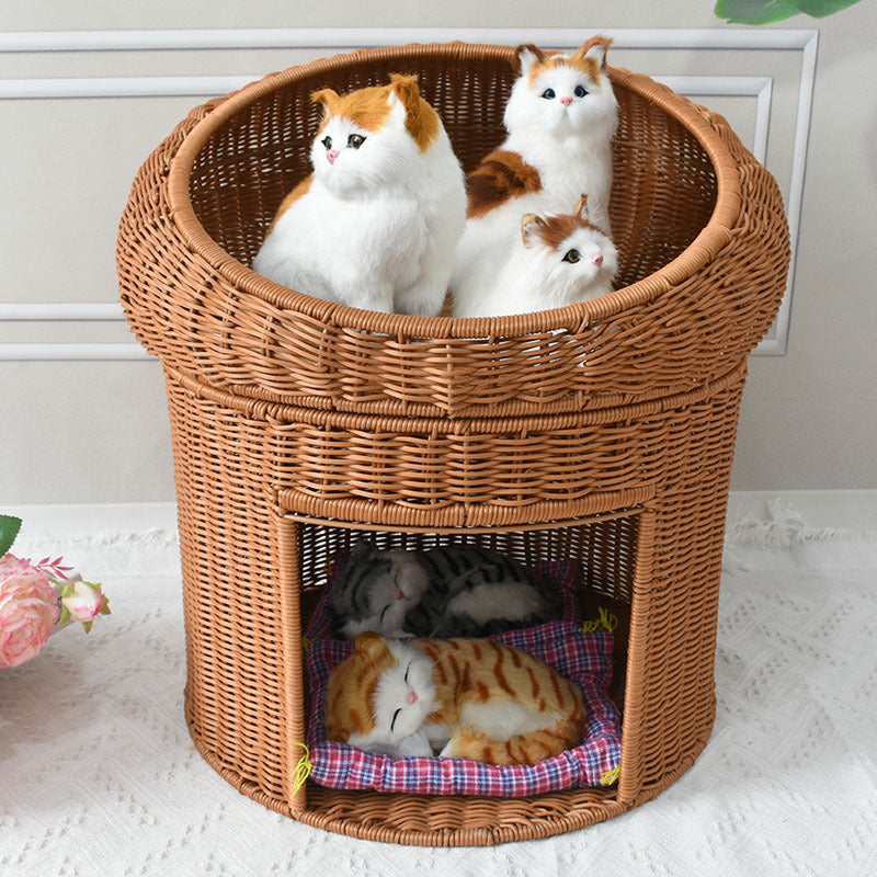 Decorative Woven Stool