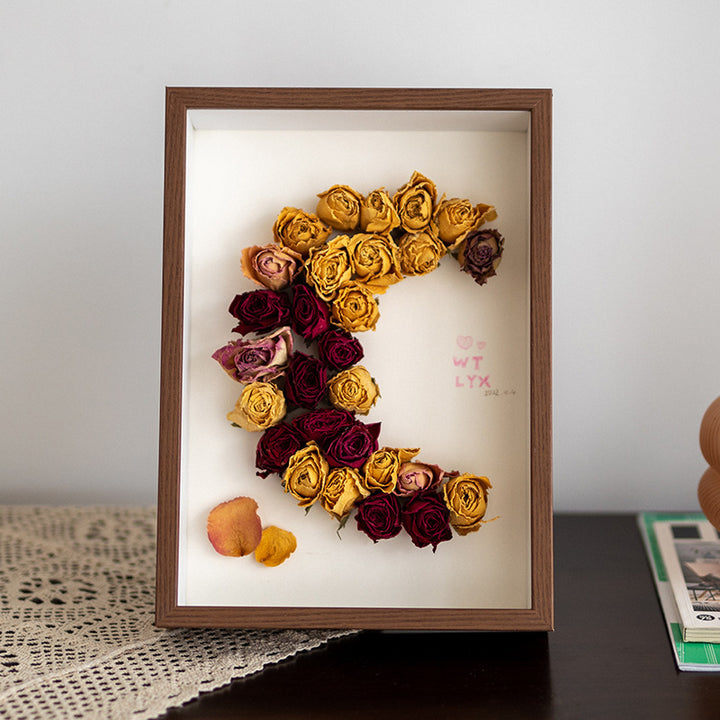 Floral Decorative Shadow Box Frame