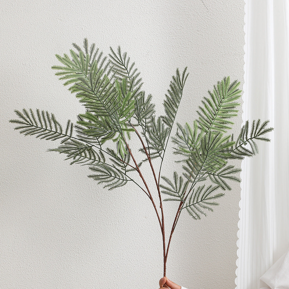 Decorative artificial branch with filigree, curved twigs