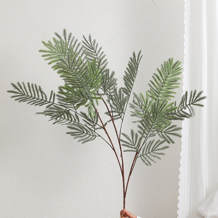 Decorative artificial branch with filigree, curved twigs