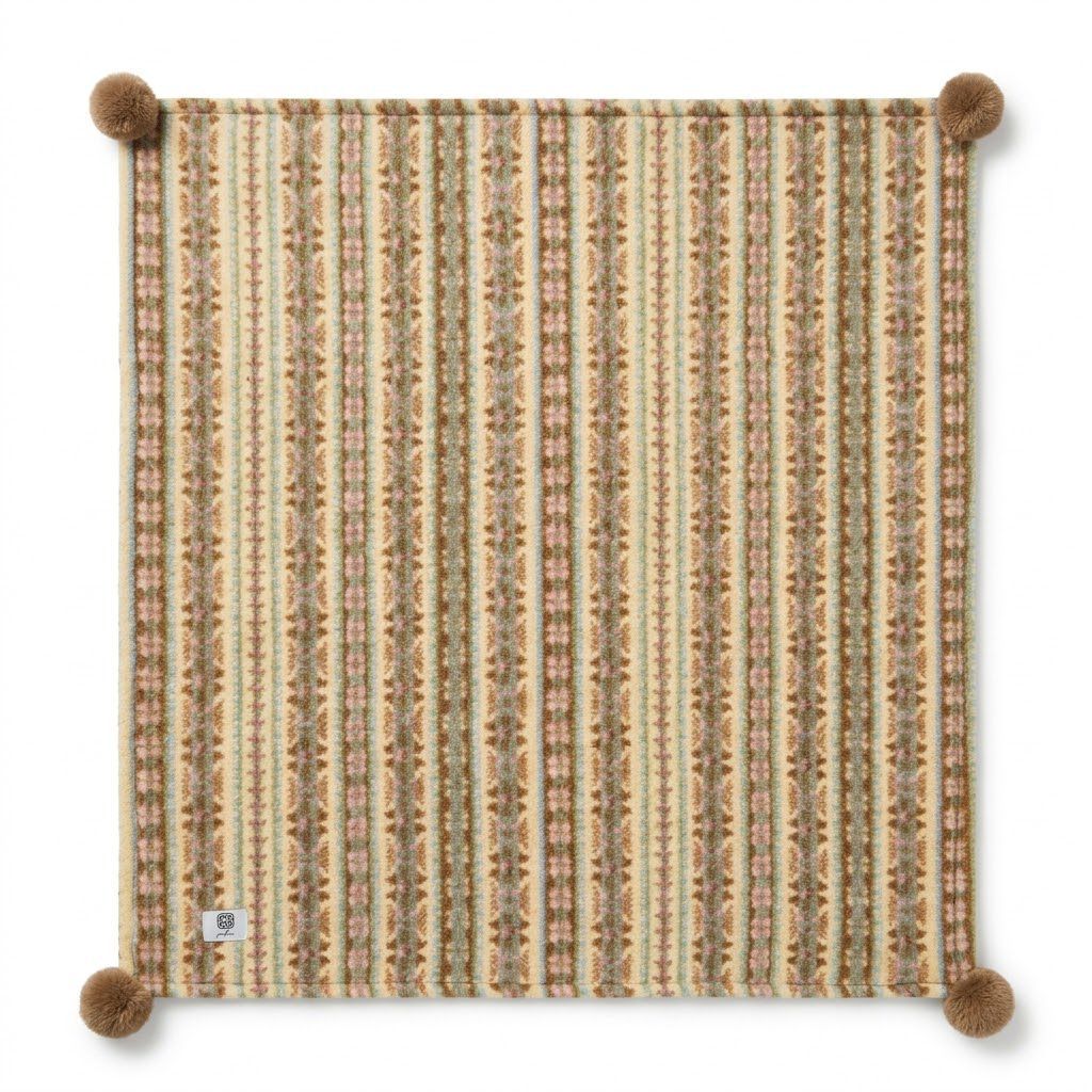 Soft Textured Fleece Throw