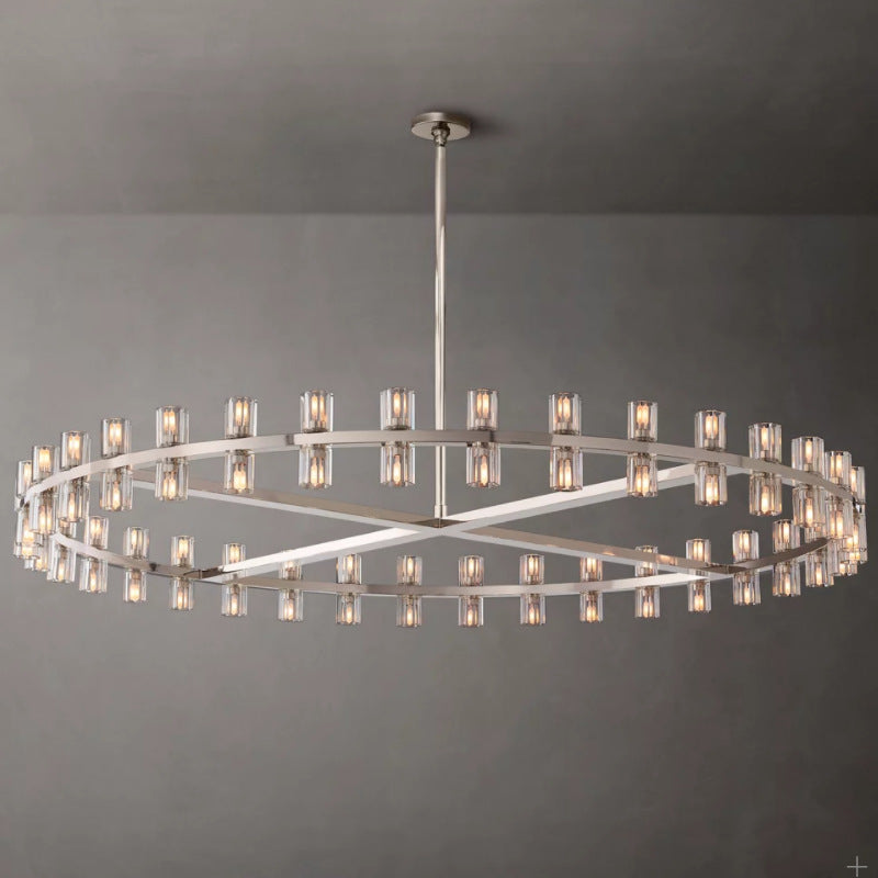 Modern Crystal Circle Light