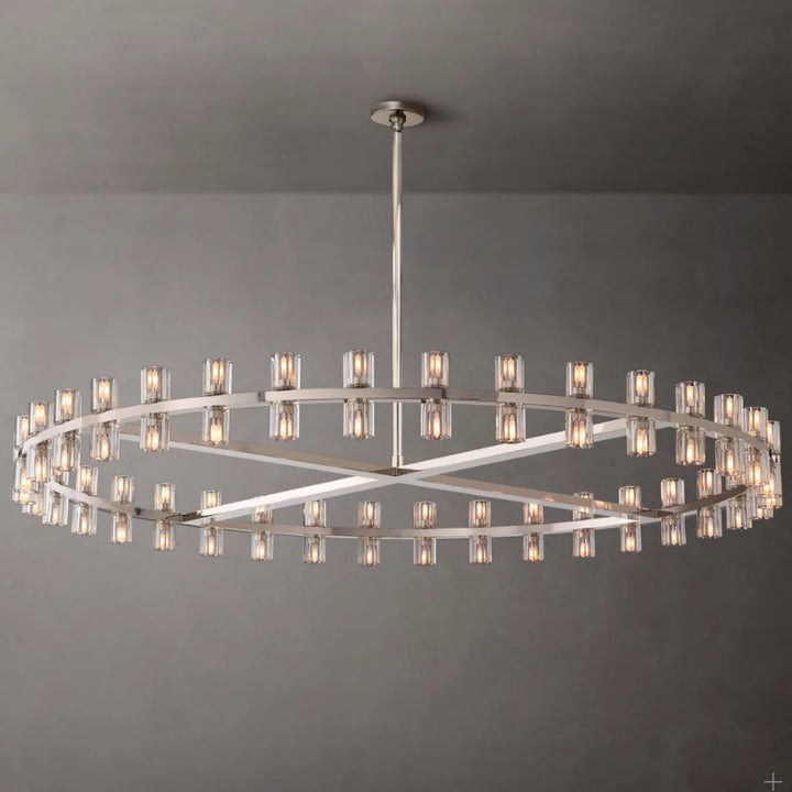 Modern Crystal Circle Light