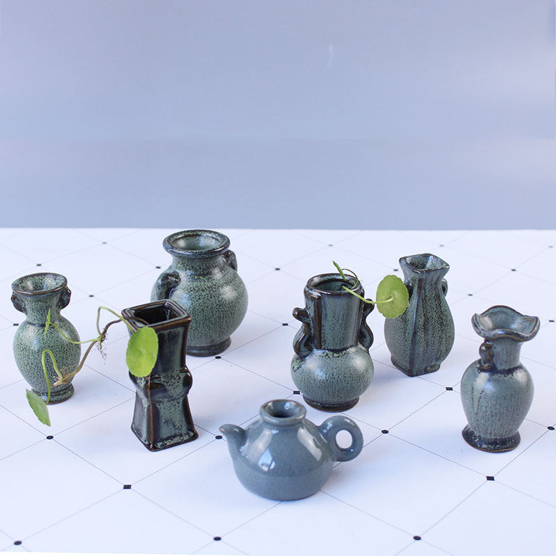 Elegant ceramic vase with artistic design