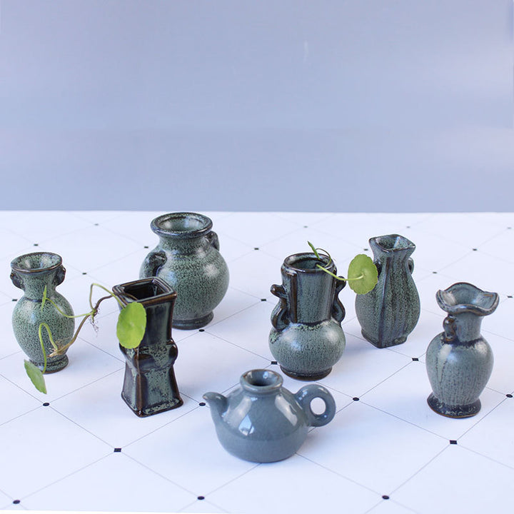 Elegant ceramic vase with artistic design