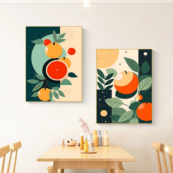 Decorative Abstract Fruit Wall Art