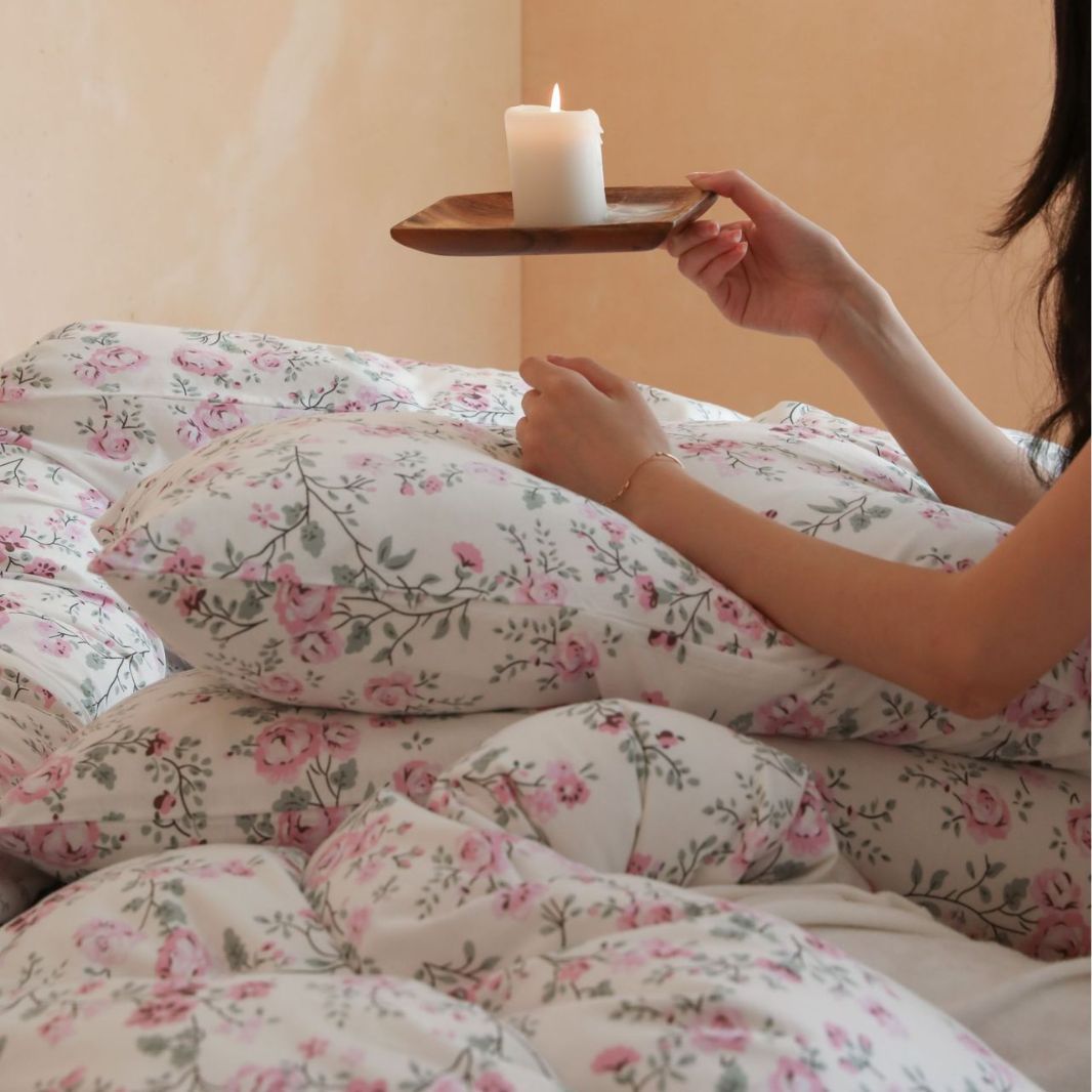 Decorative Floral Print Bedding Set Avarnia