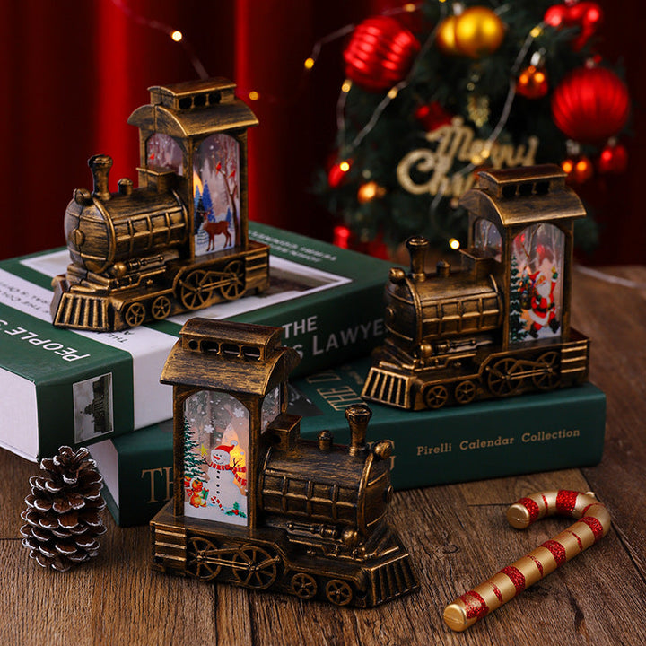 Nostalgic Christmas Train Lantern