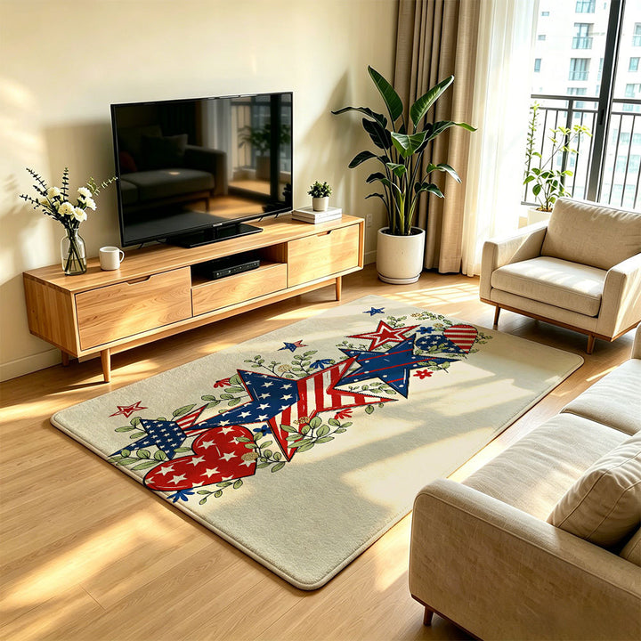 Artistic Cat Print Area Rug