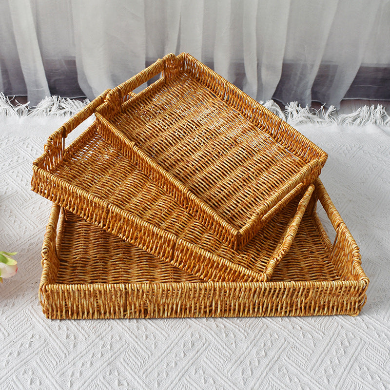 Handcrafted Woven Serving Tray 1789539525